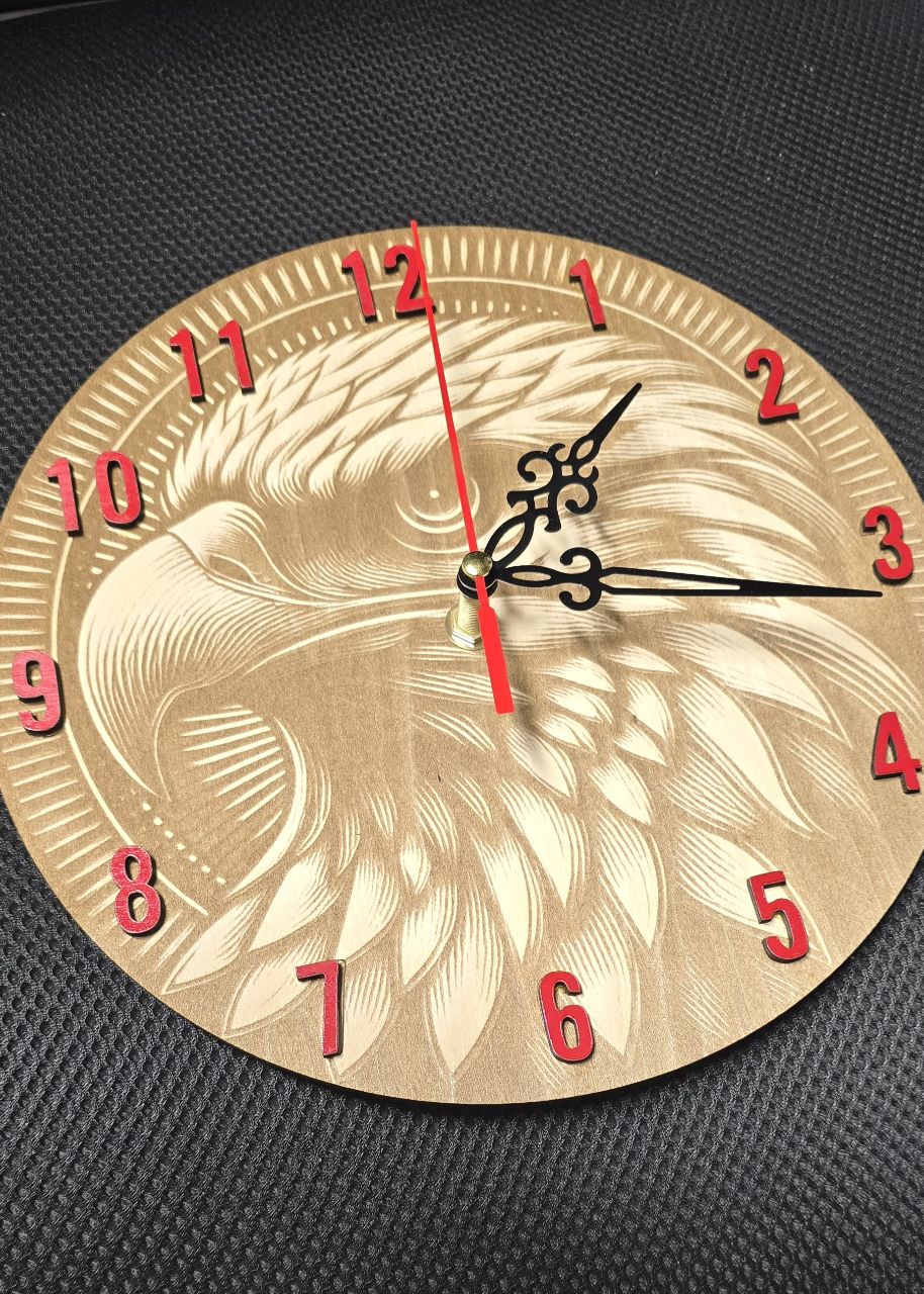 Quartz clock 11" American Eagle