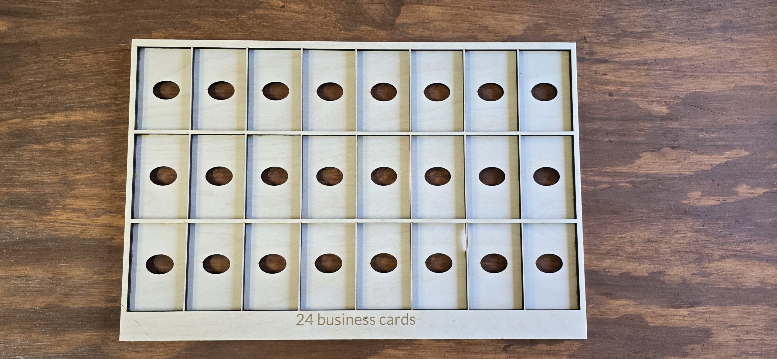 24 slot business card jig. Digital download only!