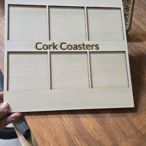 6 slot cork coaster jig. Digital Download Only!